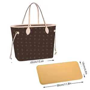 Base Shaper compatible with Neverfull GM or Speedy 40 Smooth Microfiber Leather Base Shaper