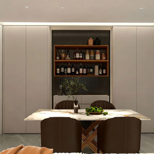 Meubles de salon écologiques Ensemble de meubles pour verres à vin <span class=keywords><strong>Bois</strong></span> <span class=keywords><strong>OSB</strong></span> Armoire à vin moderne - Product Image 2