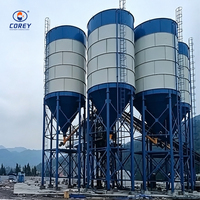 Silo à ciment Corey Bolted 100T, silos de stockage de ciment de 3000 tonnes, réservoir de ciment en poudre, conteneur à vendre