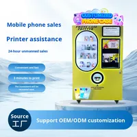 R & E Smart DIY Coque de téléphone entièrement automatique Imprimante 3D Écran tactile Distributeur automatique en libre-service sans pilote Fonction SDK 1 an
