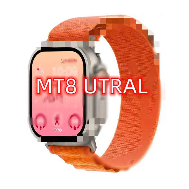 New Watch 8 Mt8 Ultra Smartwatch Long Battery Life Real Three Press Key 49mm Men Smart Watch Mt8 Ultra Pk H10 Ultra Smart Watch
