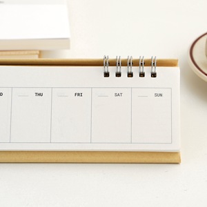 Calendario Personalizzabile con Una Pagina per Settimana, Autocompilante, da Tavolo - Product Image 5