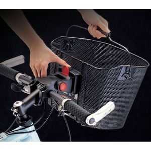 Support de panier de guidon réglable et durable SUNNYWHEEL, brevet allemand, système de fixation rapide universel, modèle QRB5, pour le cyclisme urbain - Product Image 1