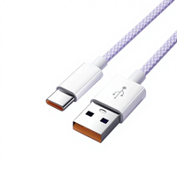 Câble USB-C vers USB-C 60W PD à charge rapide, tressé en nylon, durable, pour smartphone, tablette, iPhone 17, Android