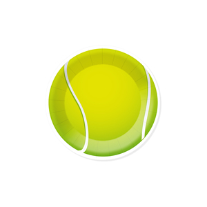 DAMAI Nuevo Juego de Platos de Papel Desechables con Forma de Pelota de Tenis para Decoración de Fiestas, Suministros para Fiestas de Cumpleaños - Product Image 4