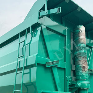 LUYI Alta calidad 4 ejes Cilindro hidráulico Camiones volquete Semirremolques 60 Ton 80 Ton Capacidad Robusto 60 Ton 80 Ton Camiones volquete - Product Image 3