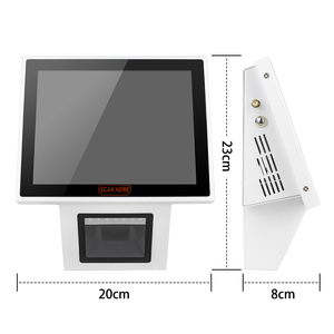 2024 thiết kế mới nhất Android cảm ứng giá Checker <span class=keywords><strong>kiosk</strong></span> với mã vạch QR mã <span class=keywords><strong>Scanner</strong></span> Wall Mount siêu thị giá Checker - Product Image 3