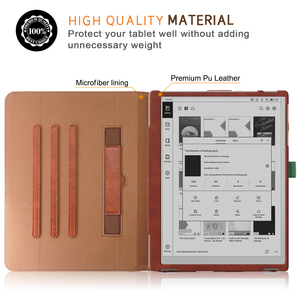Étui pour tablette <span class=keywords><strong>Onyx</strong></span> <span class=keywords><strong>Boox</strong></span> Go 10.3 (sortie 2024) - Housse de protection rotative à 360 degrés en cuir PU - Product Image 3