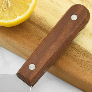 Manico in legno di noce di faggio lama fissa strumento di sopravvivenza all'aperto coltello da ostrica tascabile pieghevole da campeggio - Product Image 6