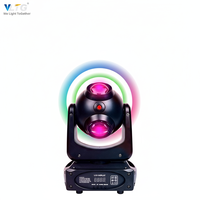 Mini projecteur LED RGBW 80W pour scène, éclairage de discothèque, faisceau, wash, zoom pour boîte de nuit, lumière blanche, corps en aluminium, 100W