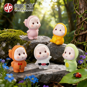 Figuras de dibujos animados Dp Craft, decoración pequeña de resina para casa de muñecas, adornos de escritorio, regalo del Día del Niño, unisex, 5-7 años - Product Image 4