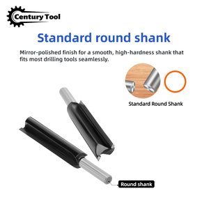 <span class=keywords><strong>Fraise</strong></span> droite <span class=keywords><strong>extra</strong></span> <span class=keywords><strong>longue</strong></span> de 8 mm, <span class=keywords><strong>fraise</strong></span> à rainurer et à tailler avec revêtement noir, <span class=keywords><strong>fraise</strong></span> à bois pour la décoration - Product Image 5