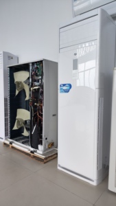 OEM cho hji nhà máy bán buôn phương tiện truyền thông điều hòa không khí 36000BTU trung tâm AC mạnh mẽ đầu ra không khí nhanh chóng biến tần R32 biến chúng tôi DC - Product Image 6