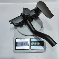 Robinet de douche en cuivre noir, ensemble de douche mural moderne et luxueux pour salle de bain