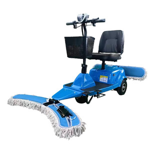 Ride On Three Wheeled <b>Dust</b> <b>Mop</b> Electric Floor Cleaner 48V 73Ah Self Propelled For Garage Workshop Mall Property Cleaning - Product Image 4