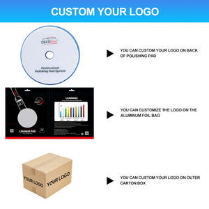 LEADMAX 5 \ "çift etkili parlatıcı uzun şekerleme ile 100% kuzu yün polisaj pedleri sıcak satış mor otomatik parlatma mumlar kablo uzunluğu - Product Image 5