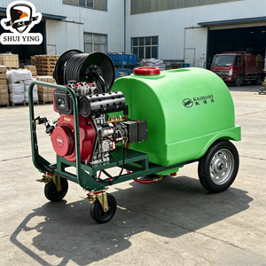 250Bar 3750PSI 300L 300L-C 10HP Gasoline Commercial Mobile for <b>Car</b> Wash Descaling Stripping Cleaner - Product Image 1
