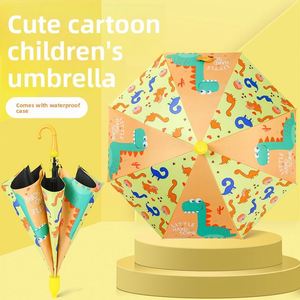 Parapluie pour enfants, garçons, filles, élèves du primaire, maternelle, bébés, mignon, ultra-léger, automatique, sûr, impression de logo - Product Image 1