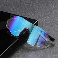 Lunettes de sport hommes nouveau miroir sans monture lunettes de soleil de randonnée en plein air conception de marque privée personnalisée Anti-UV photochromique cyclisme nuances