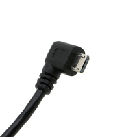 Câble d'extension Micro USB mâle-femelle à double coude à 90 degrés, personnalisé, à charge rapide USB 2.0, données, deux extrémités, OTG, 1 m, 2 m, 3 m, 10 m