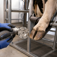 Disque de coupe pour le soin des sabots du bétail avec une construction en alliage robuste, outils vétérinaires