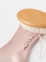 Chaussettes Bébé Xiangyi Mignonnes à Nœud Papillon et Volants, en Coton, à Manchette Ample, Mi-Mollet pour Filles, Chaussettes Sans Couture pour Nouveau-nés et Nourrissons, Automne