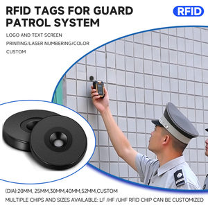 Etiqueta de Patrulla RFID Impermeable GSC con Adhesivo, Etiqueta Redonda de ABS Tipo Moneda, Etiqueta Anti-Metal de ABS - Product Image 5