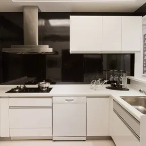 Luxury Custom Kitchen Unite Modern Cabinets Customized Kitchen Cabinets With Handle Design Kitchen Furniture Set