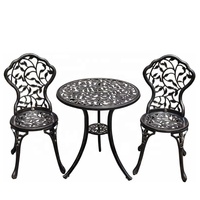 Ensemble de chaises de Patio de jardin d'extérieur, en aluminium moulé, imperméable, de luxe, moderne