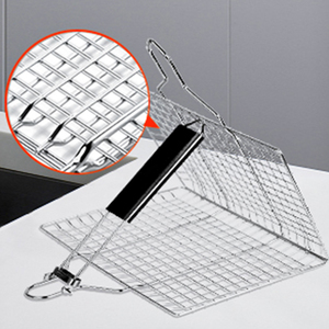 Tragbarer Edelstahl grill Fisch grill korb Zubehör Grill regal - Product Image 6