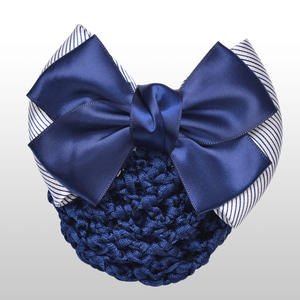 Vente chaude affaires femmes cheveux accessoires <span class=keywords><strong>tissu</strong></span> grand nœud papillon filet à cheveux Wrap Bank Barrettes avec cheveux <span class=keywords><strong>Snood</strong></span> Net <span class=keywords><strong>pour</strong></span> les femmes - Product Image 1