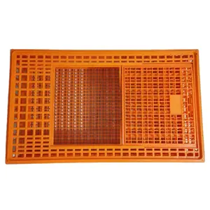 Animal Farm Orange Collapsible Plastic Pallet Chicken Transport Cage, Poultry Tray Chicken Transport Cage PH-152