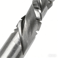Fraise à micro-gravure artisanale en carbure, revêtement brillant, 2 cannelures, 65HRC, 4mm, pour routeur CNC, tête de meulage Corn Hedgehog, OEM