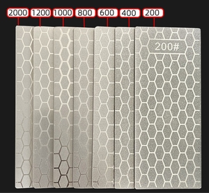 Disque de polissage carré en nid d'abeille sans fin en métal imprimé <span class=keywords><strong>pierre</strong></span> <span class=keywords><strong>à</strong></span> <span class=keywords><strong>aiguiser</strong></span> #200 #400 #600 #800 #1000 - Product Image 3