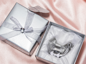 Candle Souvenir Crystal Craft Carriage <strong>Wedding</strong> Favors Cake Place Card Holder Spoon <strong>Box</strong> - Product Image 2
