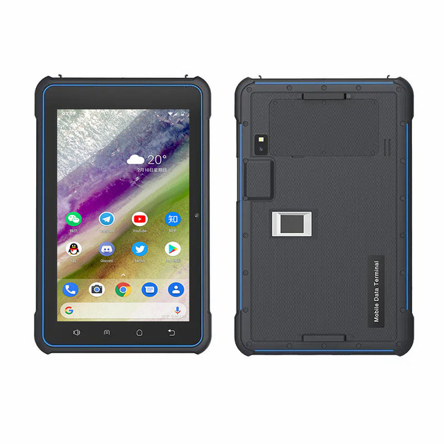 OEM Ip67 8 Inch Atex 1000nits Best sunlight Readable Tablet  Android 7 Nfc Barcode Scanner 4g Rugged Tablet