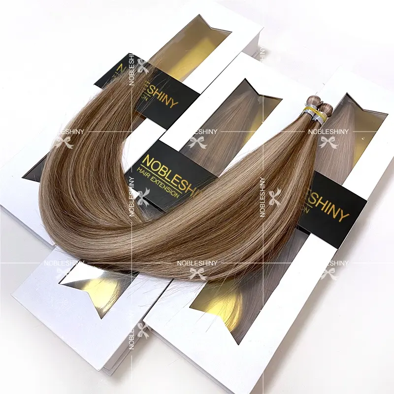 2022 New Weft Hair Seamless Can Be Cut Russian Human Hair Genius Weft Extension