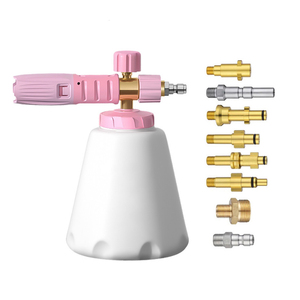 Nueva Lanza de Espuma Rosa para Lavado de Autos, Pistola de Espuma de Alta Presión, Recipiente para Espuma, Herramientas de Limpieza de Autos - Product Image 1