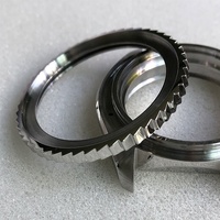Bague de montre rotative interchangeable personnalisable H&T en acier inoxydable 316L pour plongée, modèle SKX 007 - Pièce d'outillage pour montre-bracelet 38 mm