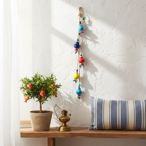 Mal de ojo de cerámica turca con Granada 65x4cm para decoración del hogar - Product Image 3