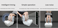 Masseur électrique pliable pour les pieds et les jambes, dernier design, amélioration de la circulation sanguine, réflexologie avec compression d'air et technologie vibrante