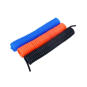 Flexible Polyurethane Tube PU Spring Coil Hose Pneumatic Flex Tube Colorful Spiral Hose