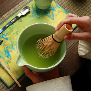 Bài hát triều đại trà công cụ thiết kế hiện đại gốm Matcha Bát Whisk Set Nhật Bản phong cách tách trà khuấy bàn chải cà phê & trà phụ kiện - Product Image 4