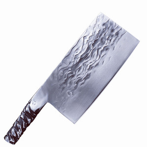 Cast steel <b>handle</b>, one-piece kitchen <b>knife</b>, household hand-forged all-steel <b>knife</b>, chopping <b>knife</b>, slicing <b>knife</b>, Longquan - Product Image 5