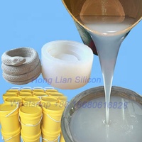 Molde de goma de silicona líquida de alta elasticidad 2%-5% endurecedor libre varios moldes de silicona para estatua de yeso