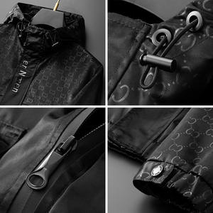 Erkek moda giyim rahat ceket erkekler için kapüşonlu ceket sonbahar Streetwear ceket - Product Image 5