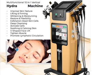 Vertical Aqua Facial Peel Water Hydrodermabrasion 8 in 1 Skin Care H2o2 Hydra Dermabrasion Facials Machine - Product Image 6