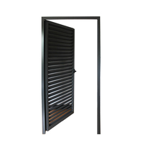 Fenêtre moderne en verre, cadre en Aluminium, fenêtre réglable, fenêtre à volet