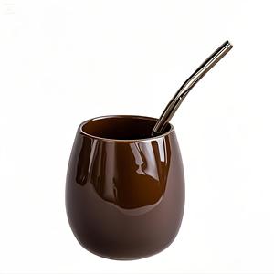 Taza <span class=keywords><strong>de</strong></span> café <span class=keywords><strong>mate</strong></span> blanca con motivo <span class=keywords><strong>de</strong></span> flores <span class=keywords><strong>de</strong></span> cerámica ecológica superventas con pajita <span class=keywords><strong>de</strong></span> acero inoxidable y logotipo personalizado - Product Image 6