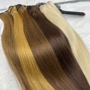 Grade 12A Silky Virgin Remy Hair Malaysian Human Hair Weft bundle,100% Human Hair Weaving,Virgin Malaysian Hair Weft